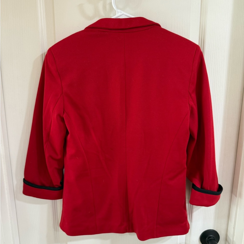American Rag Red Blazer Classic Suit Jacket - Picture 2 of 5